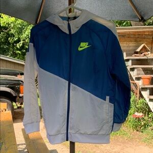 NWOT Nike Blue and White Jacket